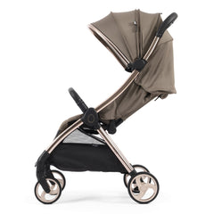 eggZ Stroller - Mink - side view with seat reclined