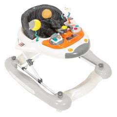 MyChild Space Shuttle 2-in-1 Walker/Rocker - Cosmic Grey - front view