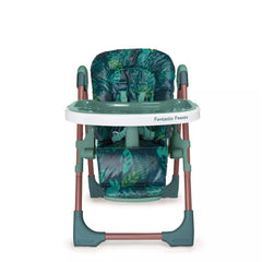 Cosatto Noodle 0+ Highchair - Midnight Jungle shown at its lowest height