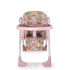 Cosatto Noodle 0+ Highchair - Flutterby Butterfly shown at its lowest height