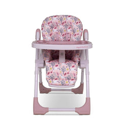 Cosatto Noodle 0+ Highchair - Unicorn Garden shown at its lowest height