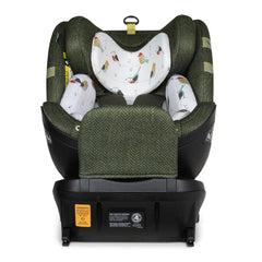 Cosatto All in All Ultra 360 Rotate i-Size Car Seat - Bureau showing the seat in rear-facing position