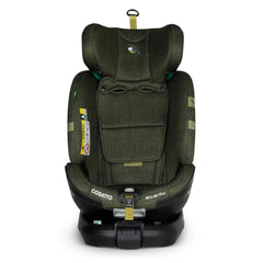 Cosatto All in All Ultra 360 Rotate i-Size Car Seat - Bureau front view, shown here as the forward-facing booster seat without its 5-point harness