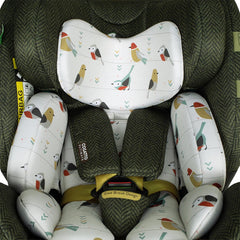 Cosatto All in All Ultra 360 Rotate i-Size Car Seat - Bureau showing the seat`s fabric and colour