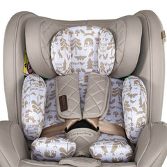 Cosatto All in All Ultra 360 Rotate i-Size Car Seat - Whisper showing the seat fabric and colour