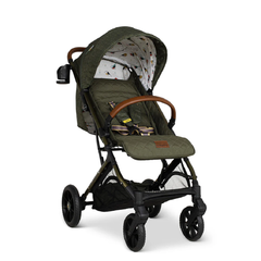 Cosatto Woosh Trail Bureau Stroller - Bird Design under Hood and Leatherette Bumper Bar