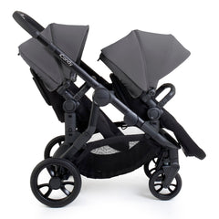 iCandy Orange 4 Twin Bundle - Fossil - shown as the pushchair with two forward-facing seat units