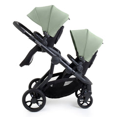 iCandy Orange 4 Twin Bundle - Pistachio - shown as the pushchair with two parent-facing seat units