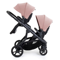 iCandy Orange 4 Twin Bundle - Rose - shown as the pushchair with two parent-facing seat units