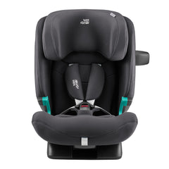 Britax Advansafix PRO i-Size Car Seat - Classic Deep Grey - front view with 5-point harness