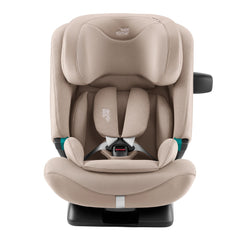 Britax Advansafix PRO i-Size Car Seat - Style Teak - front view with 5-point harness