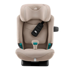 Britax Advansafix PRO i-Size Car Seat - Style Teak - front view with XP-Pad and SecureGuard