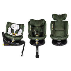 Cosatto All in All Extra i-Size 360 Car Seat - Bureau - side view, rear-facing and forward-facing