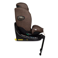 Cosatto All in All Extra i-Size 360 Car Seat - Foxford Hall - side view, forward-facing with support leg