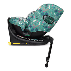 Cosatto All in All Extra i-Size 360 Car Seat - Masquerade - side view, rear-facing and reclined