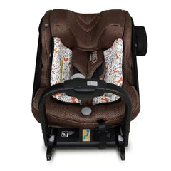 Cosatto Axkid ONE 2 ISOFIX Car Seat - Foxford Hall - front view, shown with its removable insert