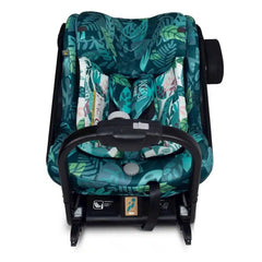 Cosatto Axkid ONE 2 ISOFIX Car Seat - Midnight Jungle - front view, shown with its removable insert