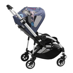 Bugaboo`s Bee5 Stroller - Black/Botanical side view