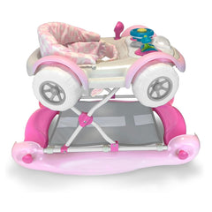 MyChild Coupe Baby Walker / Rocker - Candy Pink - side view