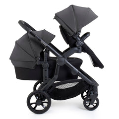 iCandy Orange 4 Double Bundle - Fossil - showing the pram pushchair forward-facing