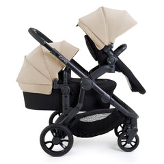 iCandy Orange 4 Double Bundle - Latte - showing the pram pushchair forward-facing