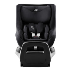 Britax Dualfix Pro M i-Size 360 Rotating Car Seat - Style Carbon Black - rear-facing with rebound bar