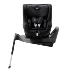 Britax Dualfix Pro M i-Size 360 Rotating Car Seat - Style Carbon Black - with seat swivelled to the side