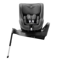 Britax Dualfix Pro M i-Size 360 Rotating Car Seat - Style Mineral Grey - with seat swivelled to the side