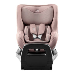 Britax Dualfix Pro M i-Size 360 Rotating Car Seat - Style Dusty Rose - rear-facing with rebound bar