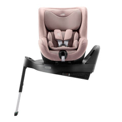 Britax Dualfix Pro M i-Size 360 Rotating Car Seat - Style Dusty Rose - with seat swivelled to the side