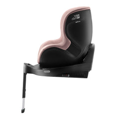 Britax Dualfix Pro M i-Size 360 Rotating Car Seat - Style Dusty Rose - side view, forward-facing and upright