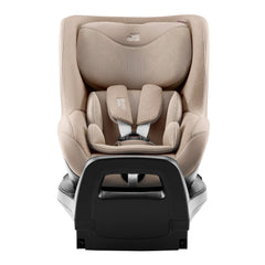 Britax Dualfix Pro M i-Size 360 Rotating Car Seat - Style Teak - rear-facing with rebound bar