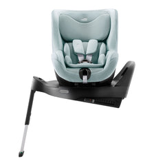 Britax Dualfix Pro M i-Size 360 Rotating Car Seat - Style Harbor Blue - with seat swivelled to the side