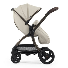 egg3 Pushchair - Cashmere - side view, parent-facing