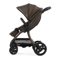 egg3 Stroller forward-facing side view - Chocolate Velvet