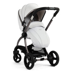 egg3 Pushchair - Houndstooth Silver - parent-facing