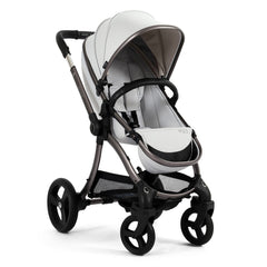 egg3 Pushchair - Houndstooth Silver SE - forward-facing