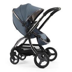 egg3 Pushchair - Topaz - side view, parent-facing