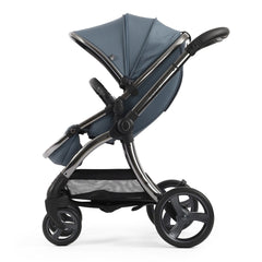 egg3 Pushchair - Topaz - side view, forward-facing