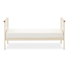 Obaby Evie MINI Cot Bed - Cashmere - shown converted into the mini toddler bed