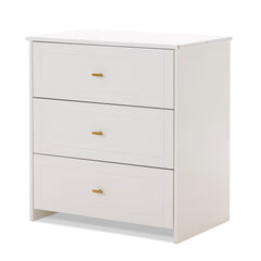 Obaby Evie Changing Unit - White - shown with the changing top removed