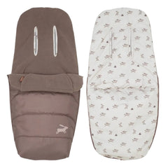 Cosatto Giggle 4 Everything Bundle - Lollop - footmuff, winter fleece and summer seat liner