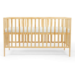 Ickle Bubba Hartley Classic Cot - Pine - side view, highest level