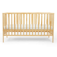 Ickle Bubba Hartley Classic Cot - Pine - side view, middle level