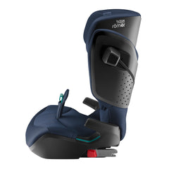 Britax Kidfix PRO i-Size Car Seat - Style Night Blue - side view with ISOFIX connectors