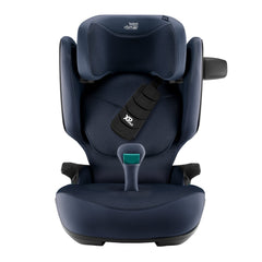 Britax Kidfix PRO i-Size Car Seat - Style Night Blue - front view with SICT extended