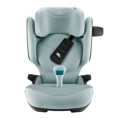 Britax Kidfix PRO i-Size Car Seat - Style Harbor Blue - front view with SICT extended