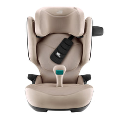 Britax Kidfix PRO i-Size Car Seat - Style Teak - front view with SICT extended