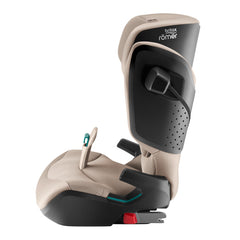 Britax Kidfix PRO i-Size Car Seat - Style Teak - side view with ISOFIX connectors