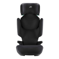 Britax Kidfix PRO M i-Size Car Seat - Classic Space Black - front view with headrest fully raised